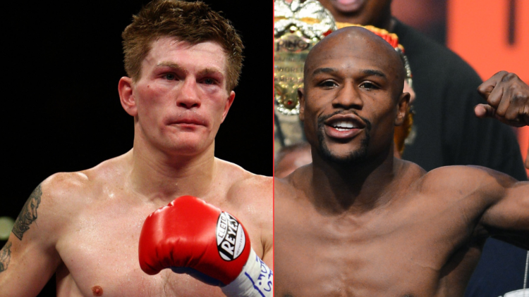 Ricky Hatton and Floyd Mayweather