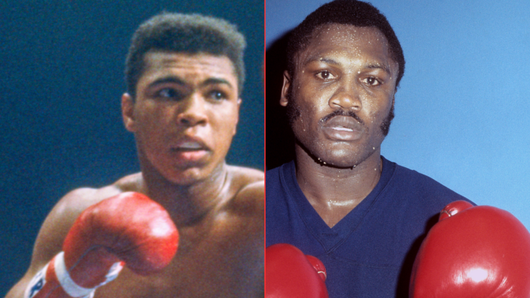Muhammad Ali and Joe Frazier