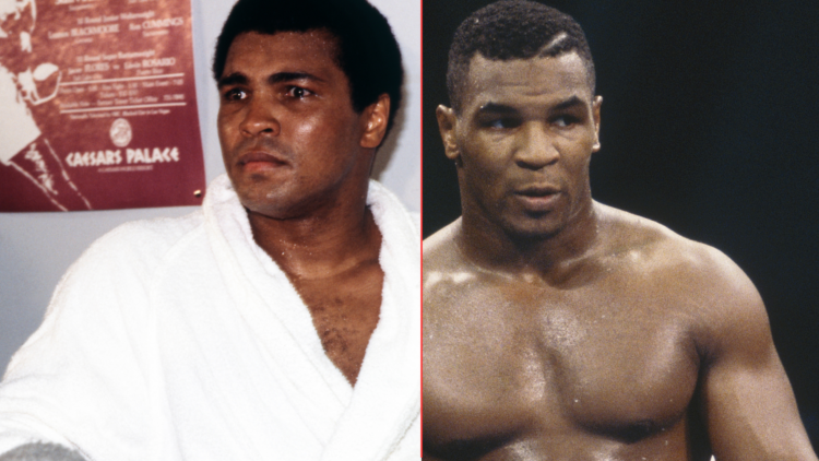 Muhammad Ali and Mike Tyson