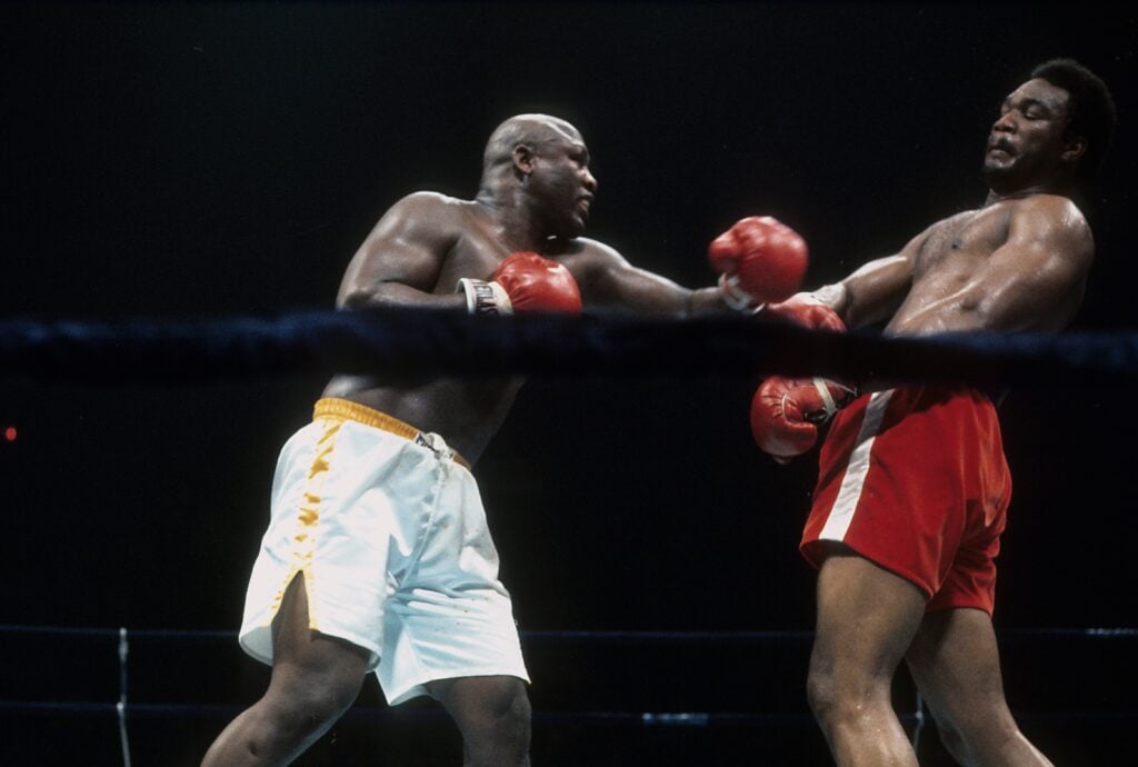George Foreman v Joe Frazier
