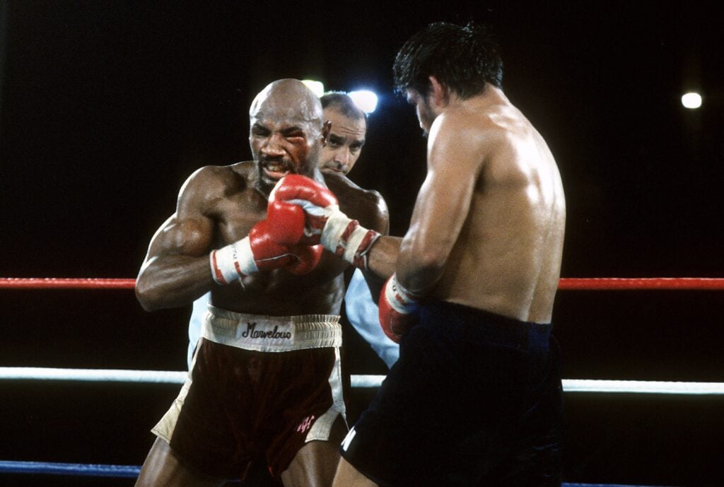 Marvin Hagler v Roberto Duran