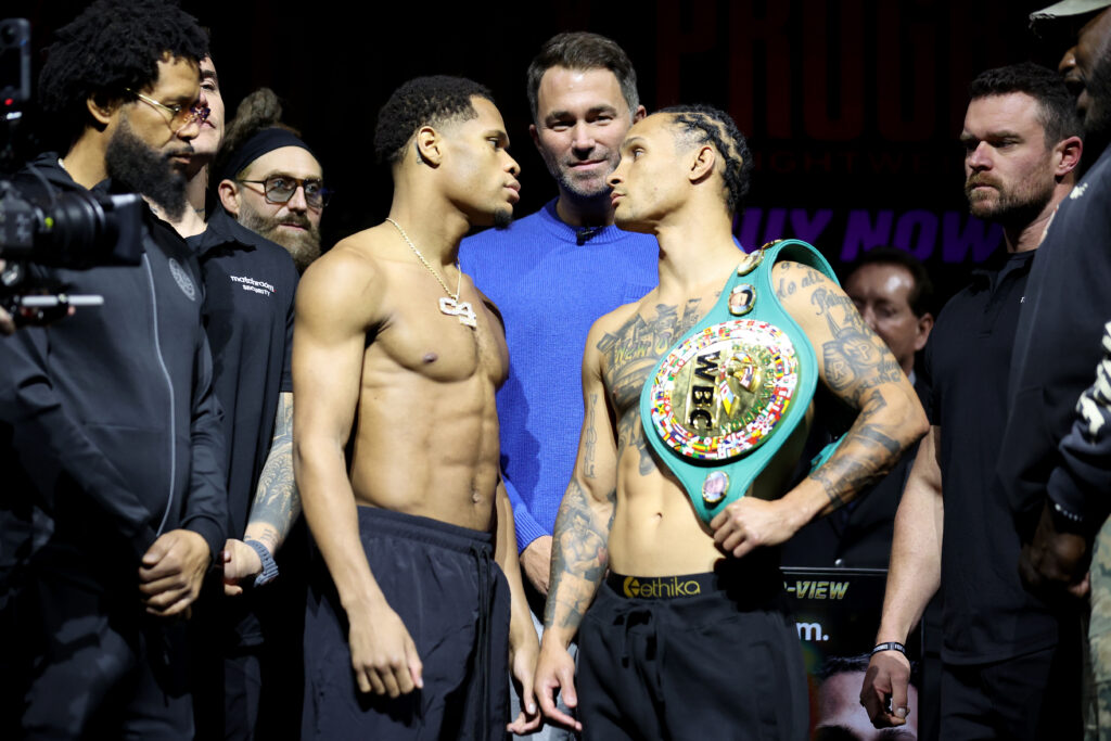 Devin Haney v Regis Prograis - Weigh-in