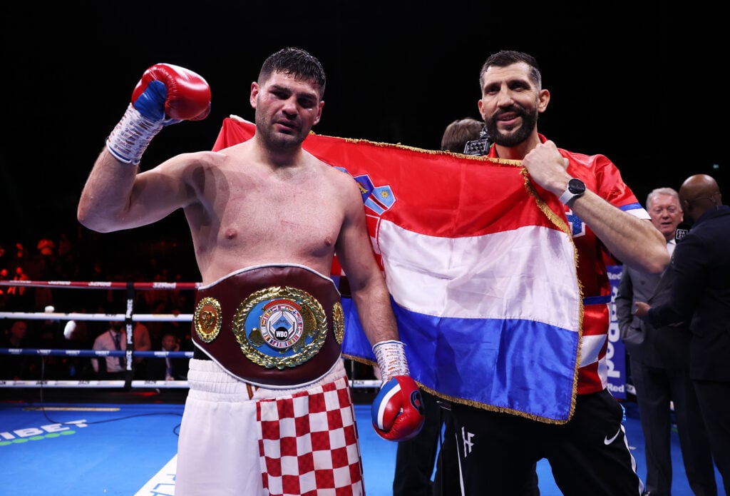 Filip Hrgovic after defeating Joe Joyce
