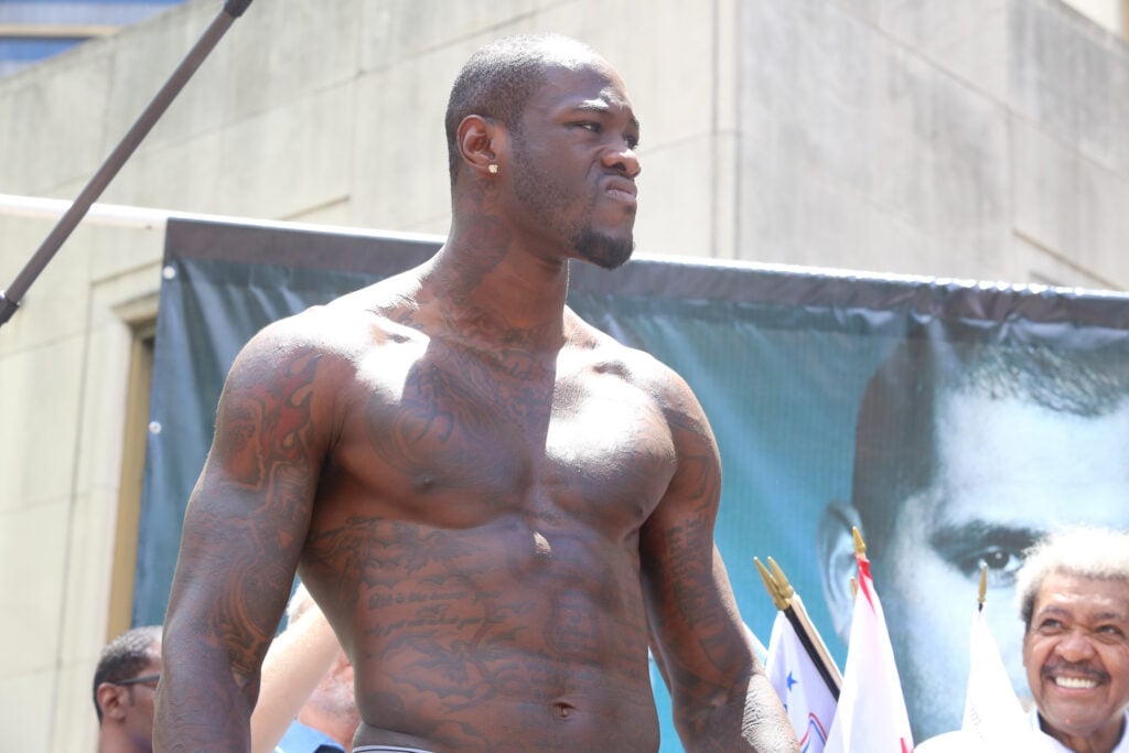 Deontay Wilder v Eric Molina Weigh-in