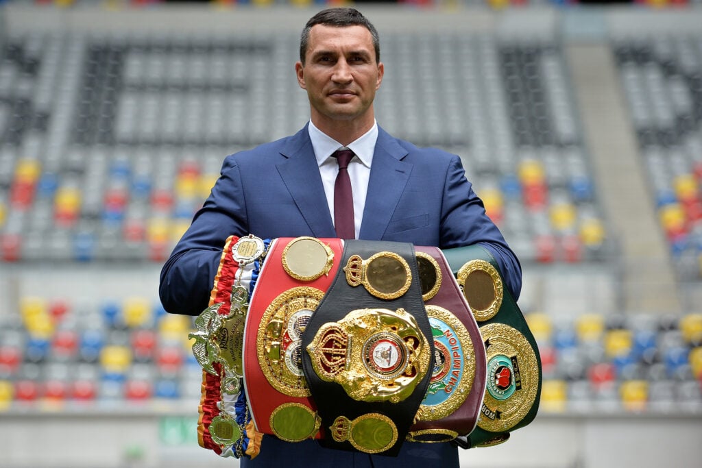 Wladimir Klitschko at the Tyson Fury press conference