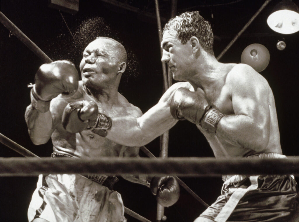 Rocky Marciano Defeats Jersey Joe Walcott