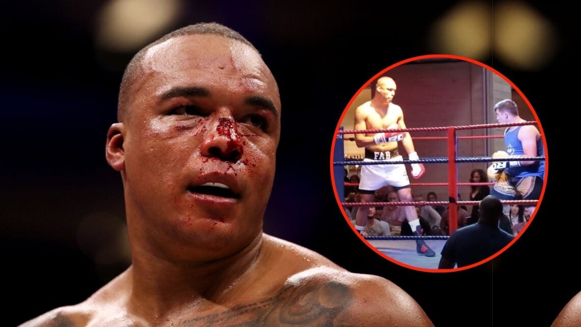 Image of Fabio Wardley with an inset of Eric Sutton vs Fabio Wardley