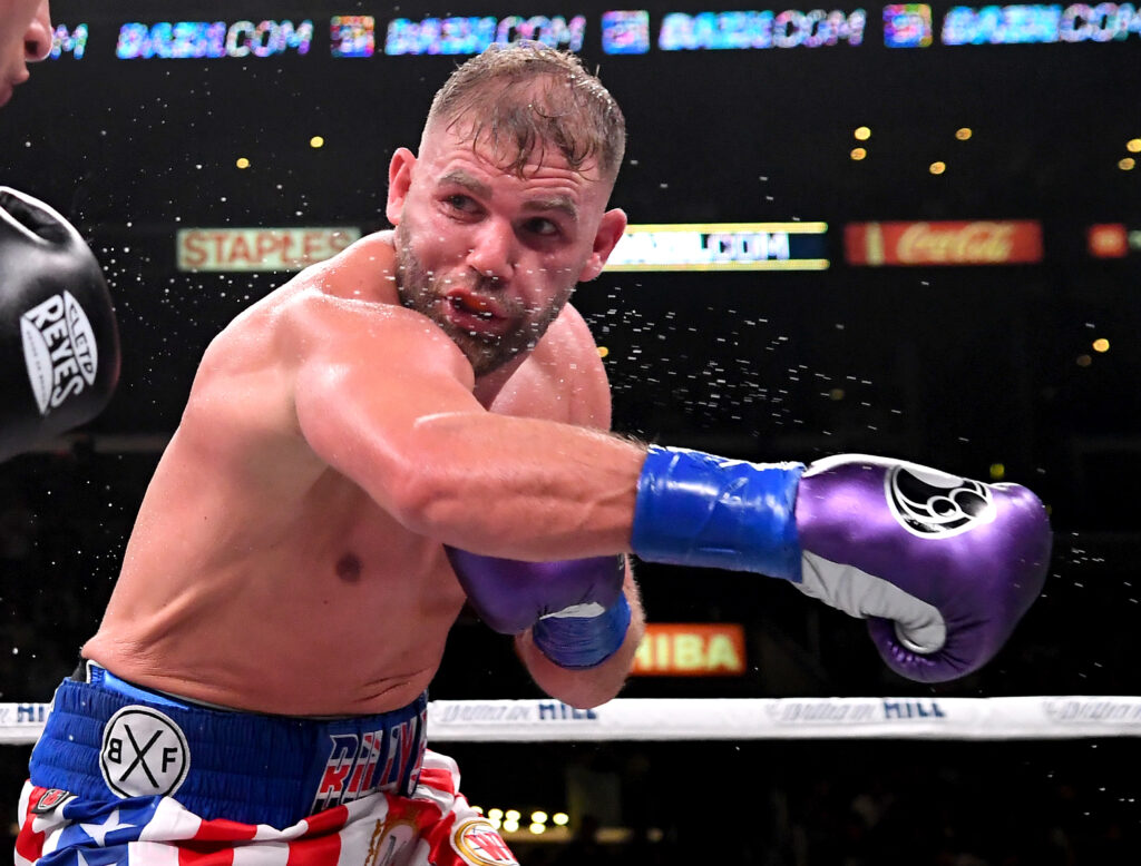 Billy Joe Saunders fighting Marceleo Coceres