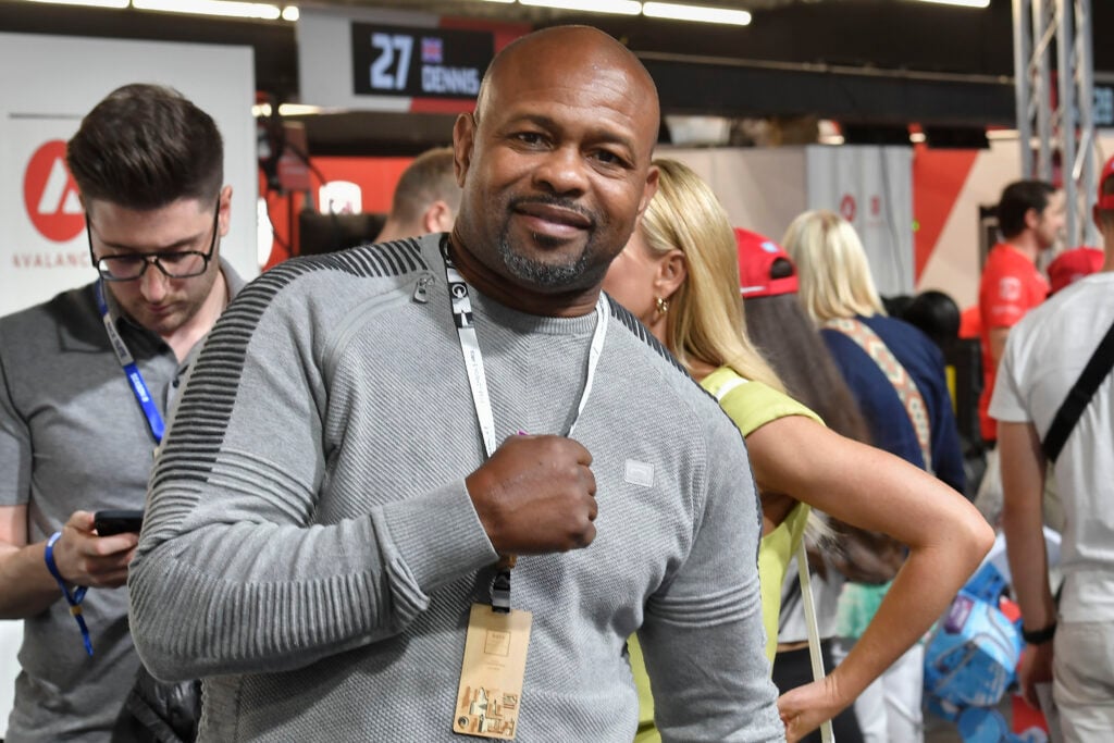 Roy Jones Jr. poses