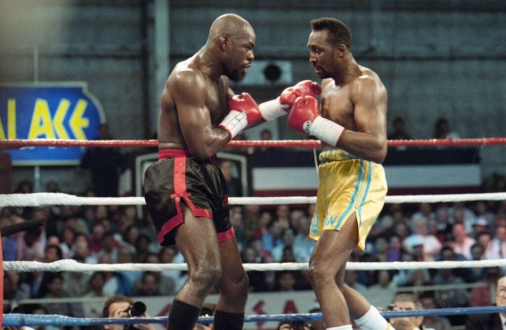 Thomas Hearns v Iran Barkley