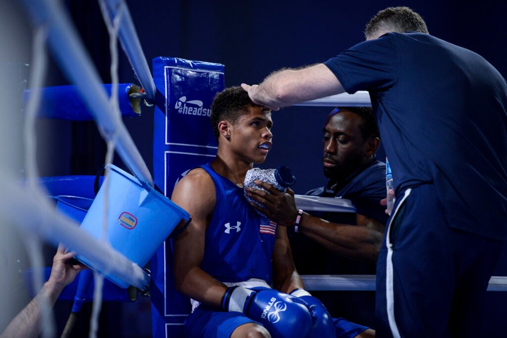 Shakur Stevenson at the Olympics