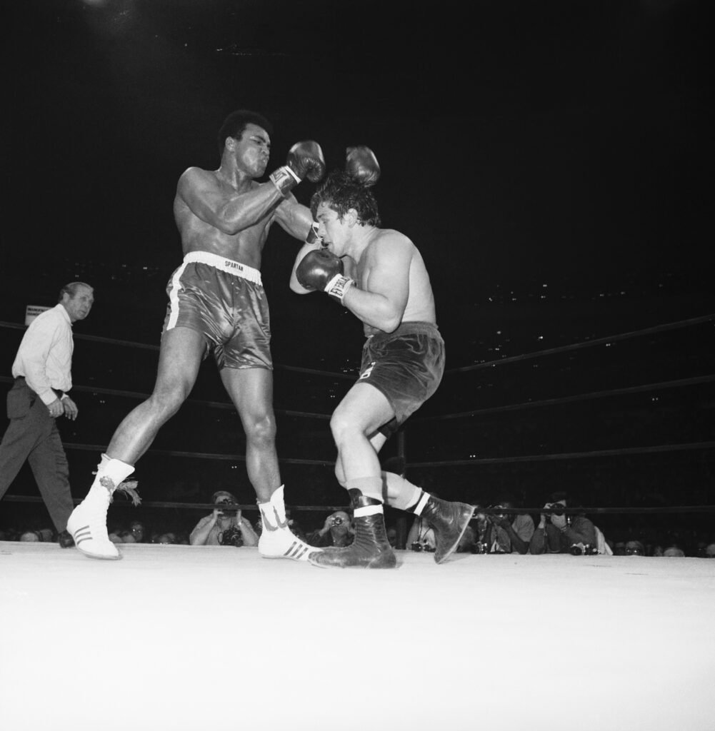 Muhammad Ali and Oscar Bonavena During Fight