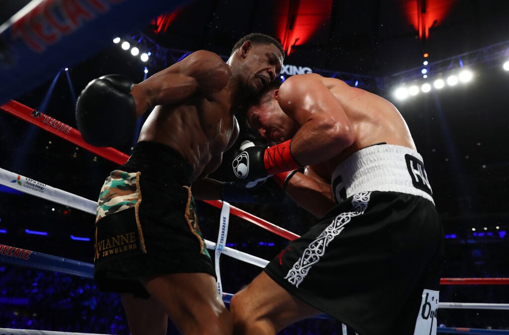 Gennady Golovkin fighting Daniel Jacobs