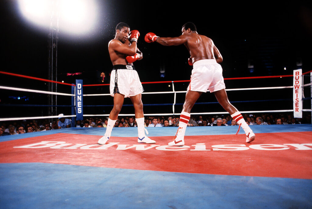 Larry Holmes And Tim Witherspoon Boxing At Dunes