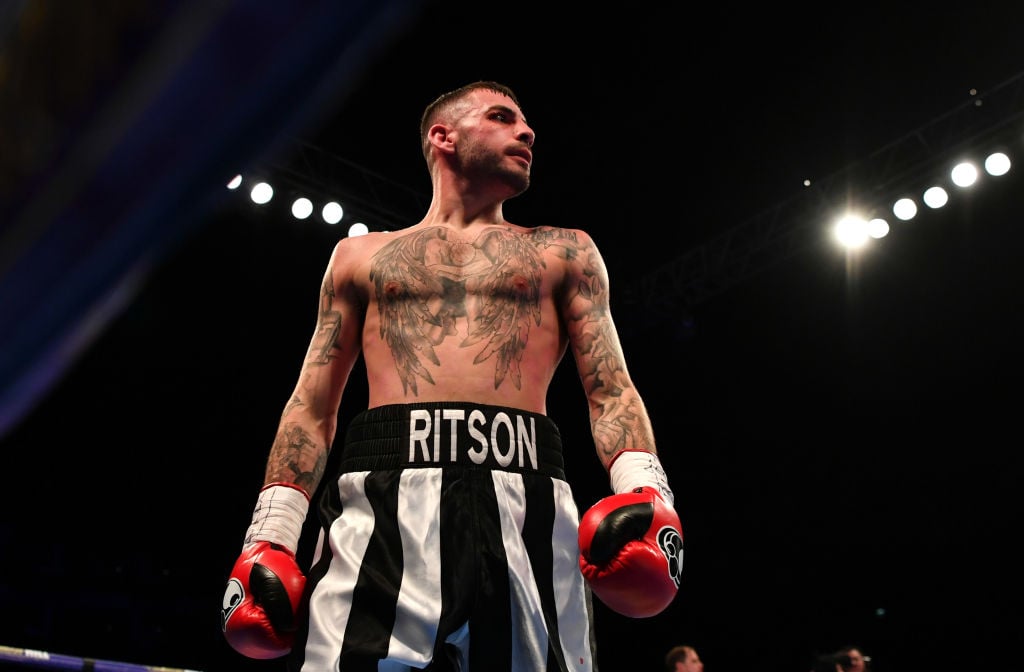 Lewis Ritson after defeating Scott Cardle