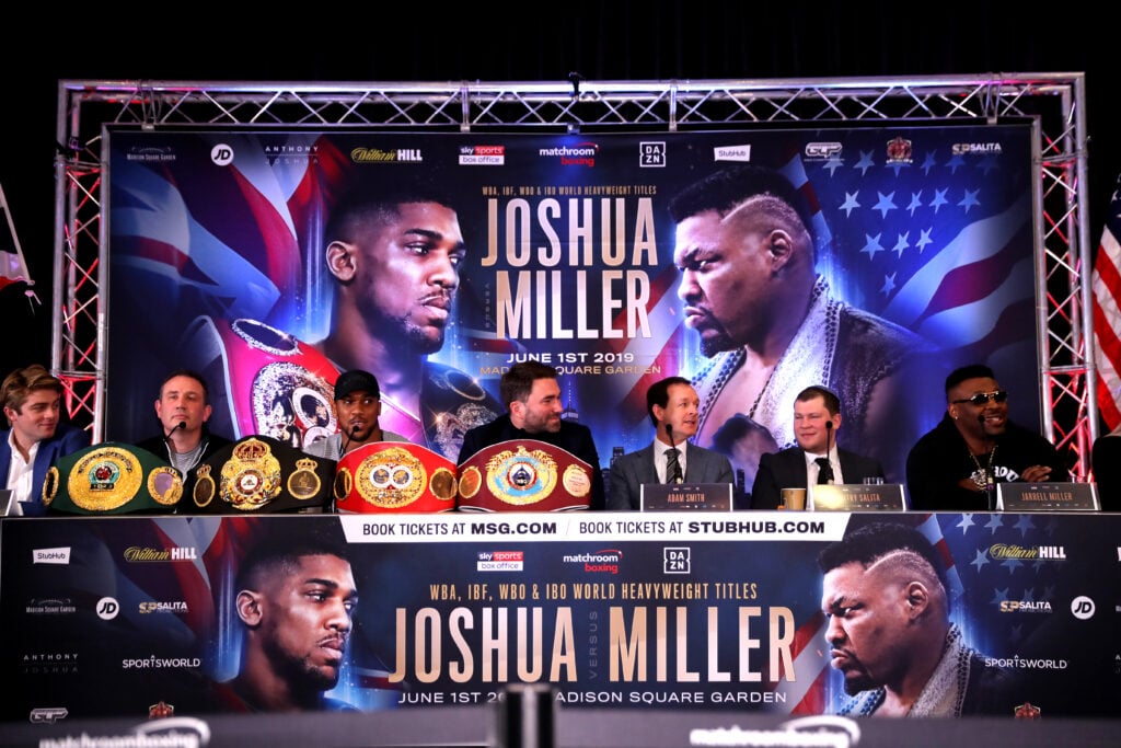 Anthony Joshua v Jarrell Miller - Press Conference