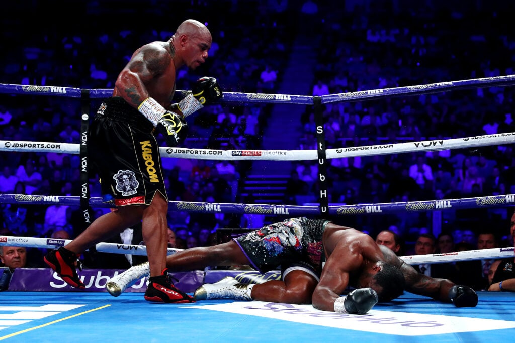 Dillian Whyte dropped by Oscar Rivas