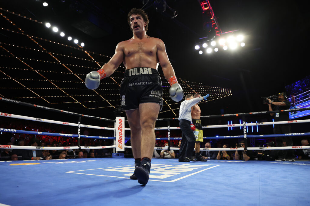 Richard Torrez Jr. walks away after KOing Ahmed Hefny
