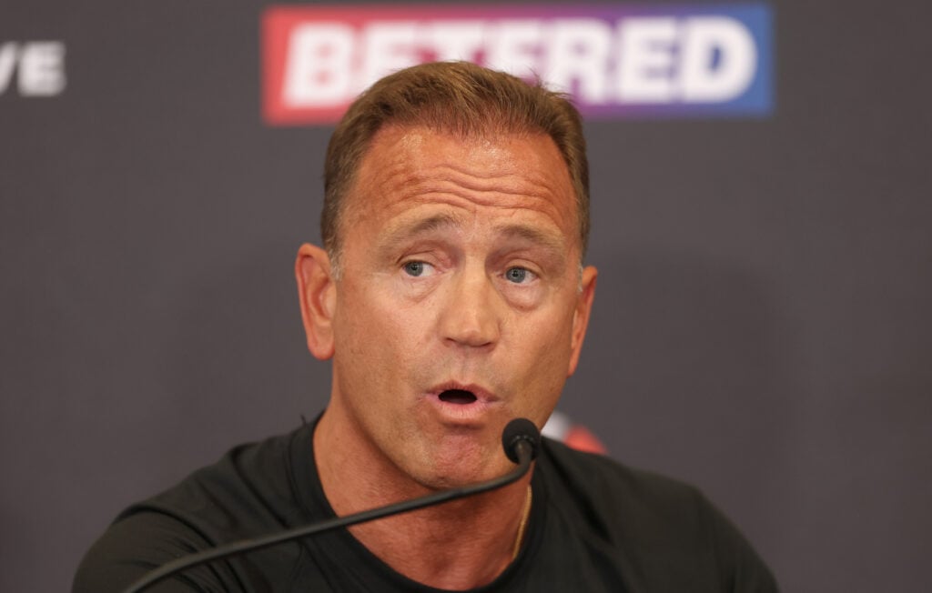 Mark Tibbs speaks at Fisher v Allen 2 press conference
