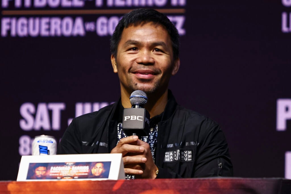 Manny Pacquiao at Press Conference