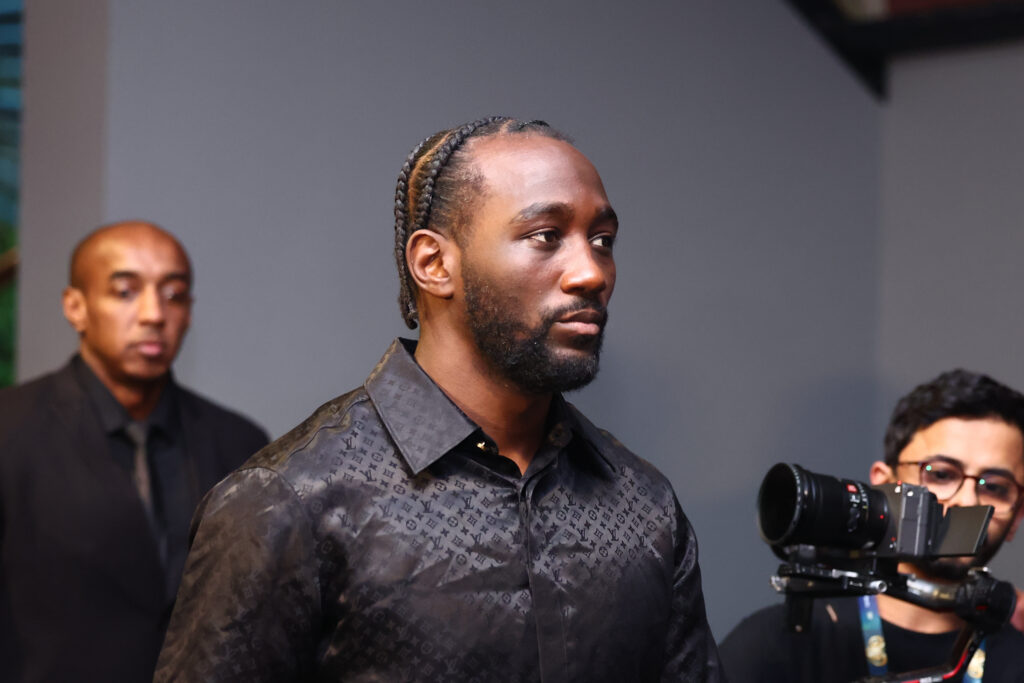 Terence Crawford at press conference