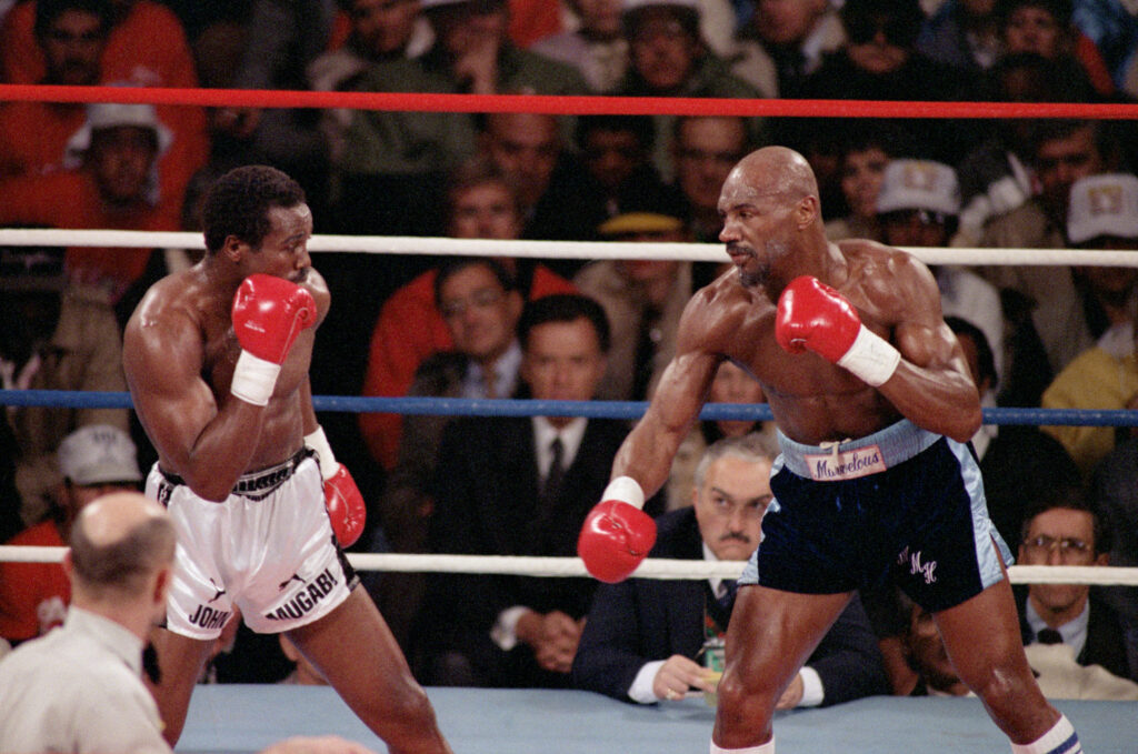 Marvin Hagler boxing John Mugabi
