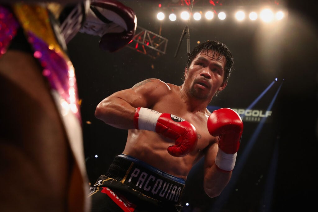 Manny Pacquiao boxing Adrien Broner