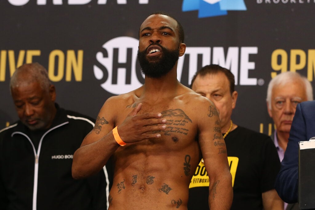 Gary Russell Jr. weighing-in