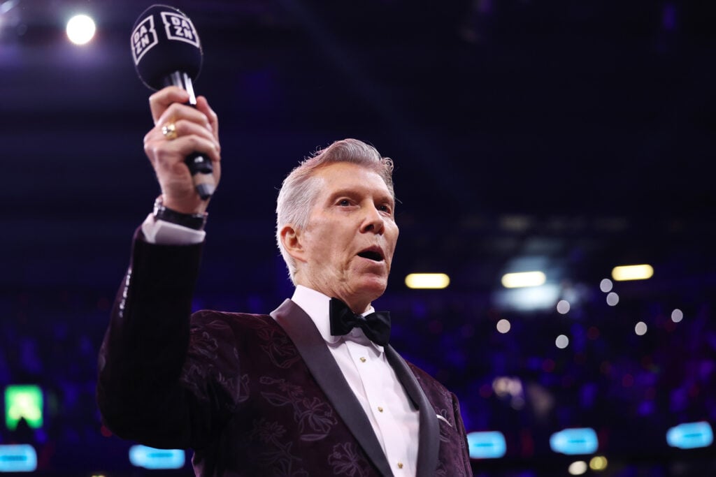 Michael Buffer announcing KSI vs Tommy Fury