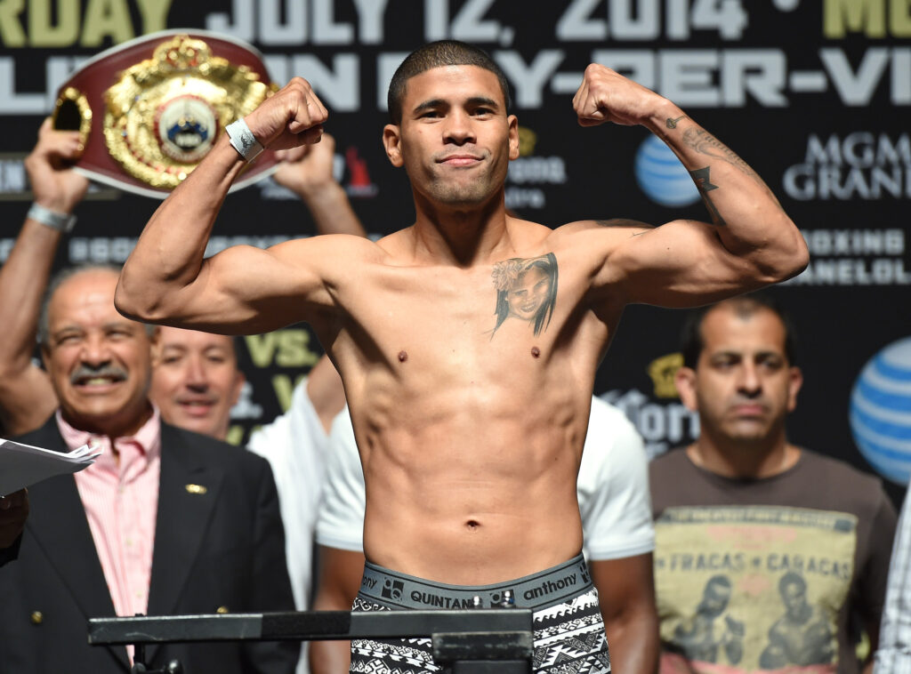 Juan Manuel Lopez weighing-in