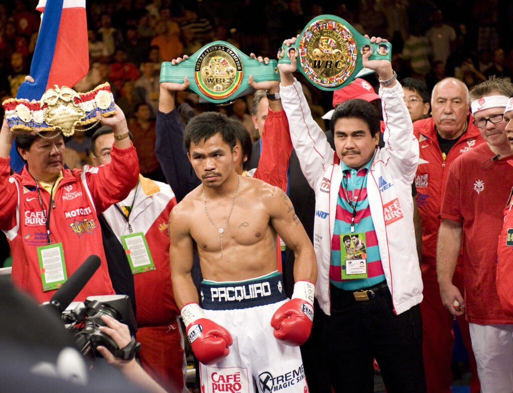 Manny Pacquiao ahead of his fight with David Diaz
