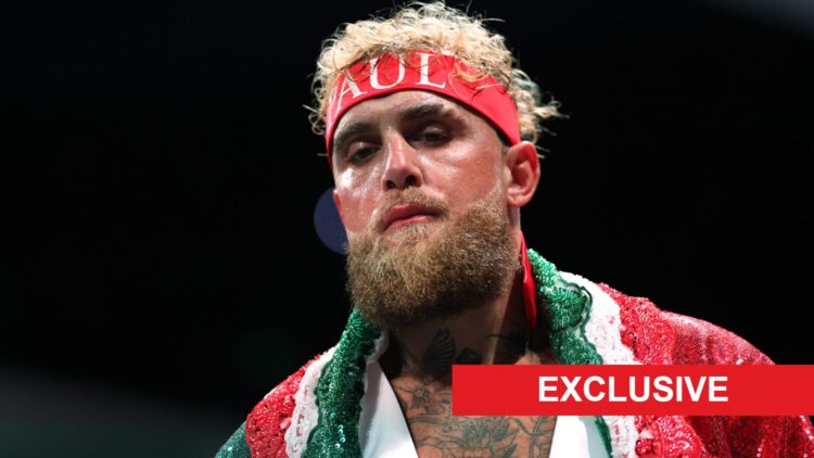 Jake Paul ahead of his fight with Julio Cesar Chavez Jr. with exclusive label