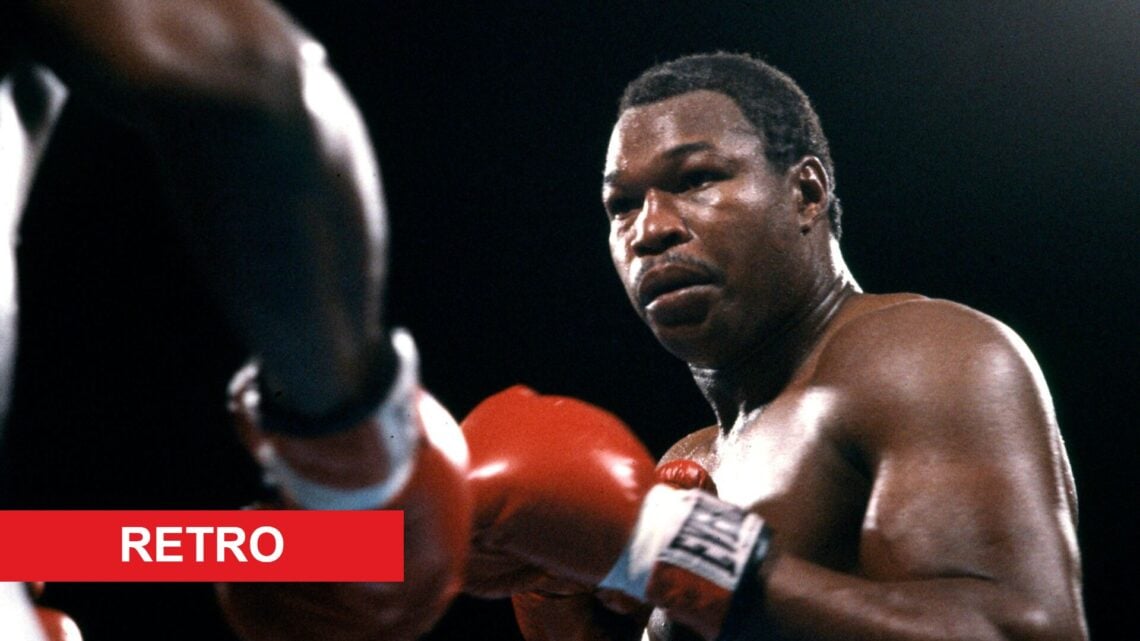 Larry Holmes was prevented from equaling Rocky Marciano’s 49-0 record by the brother of a man who defeated Muhammad Ali