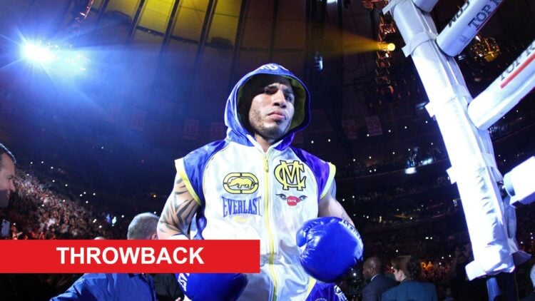 Miguel Cotto ahead of Antonio Margarito fight with throwback label