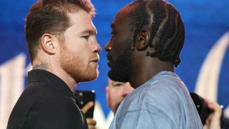 Canelo and Terence Crawford face off at their press conference