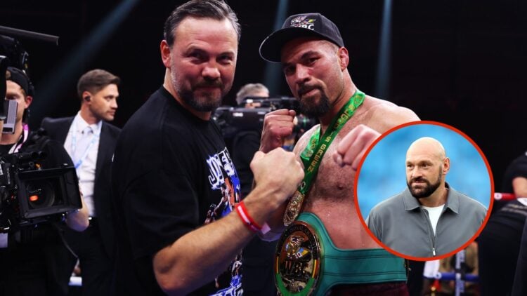 Image of Andy Lee and Joseph Parker with inset of Tyson Fury