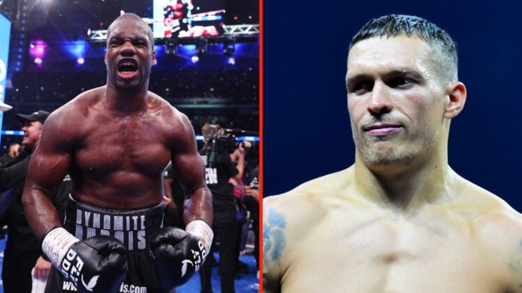 Daniel Dubois celebrates in the ring after beating Anthony Joshua at Wembley Stadium and Daniel Dubois celebrates in the ring after beating Anthony...