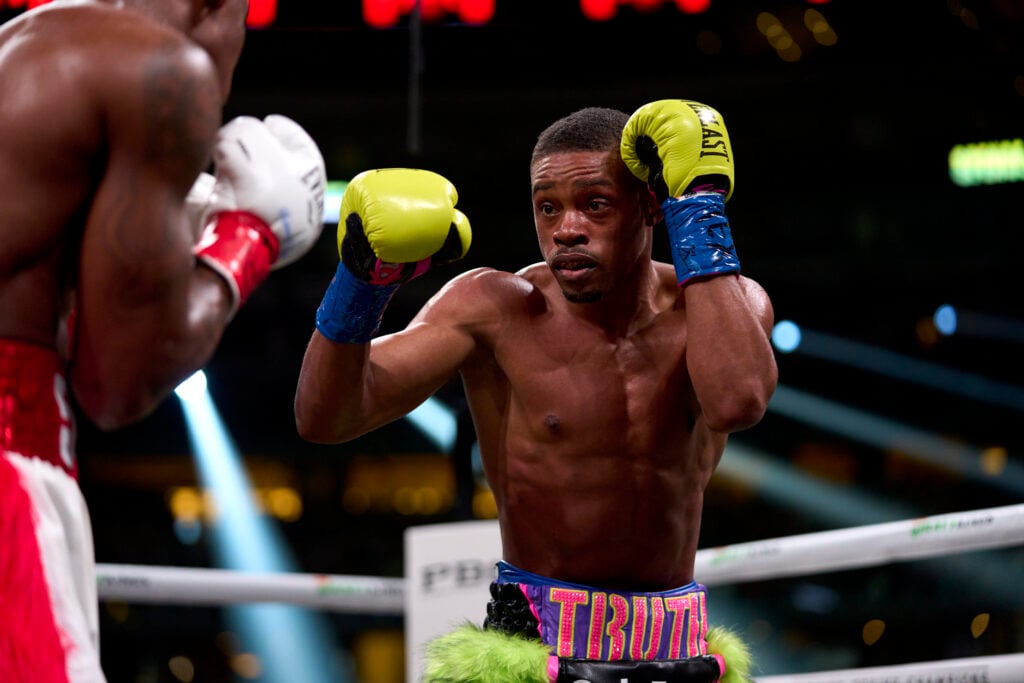 Errol Spence Jr boxing Yordenis Ugas