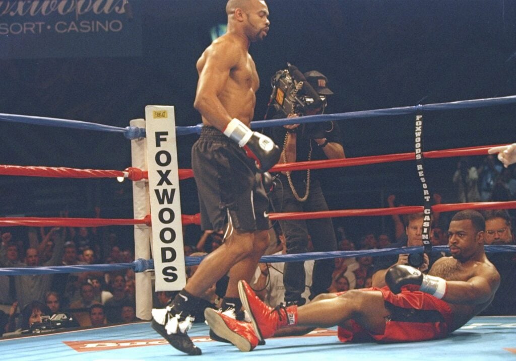 Roy Jones Jr. drops Montell Griffin