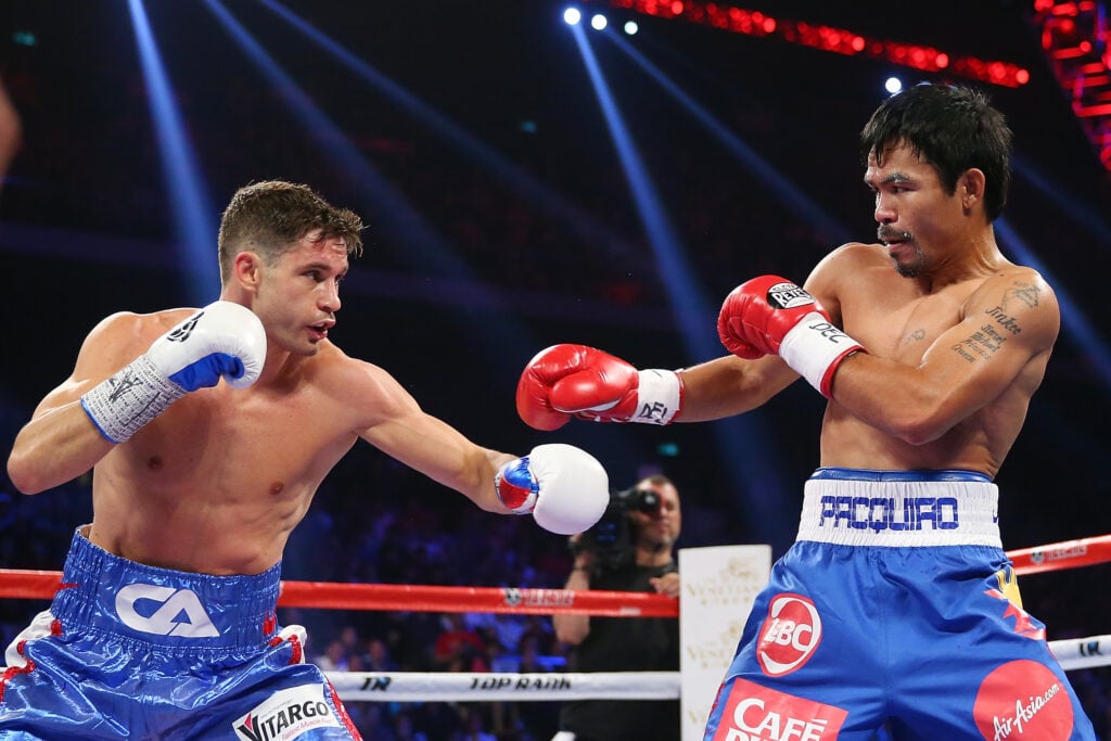 Manny Pacquiao boxing Chris Algieri