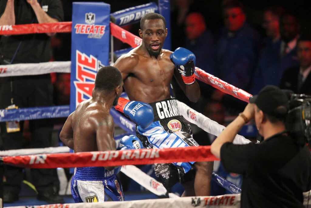 Terence Crawford boxing Hank Lundy