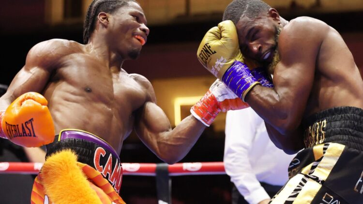Raymond Ford lands left uppercut on Abraham Nova