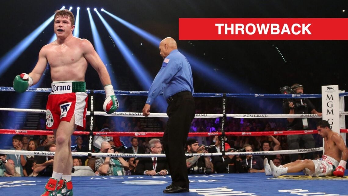 Canelo walks off after dropping Josesito Lopez