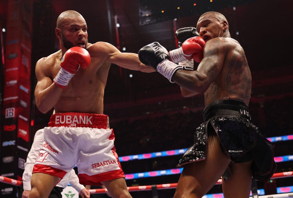 Chris Eubank Jr. punches Conor Benn